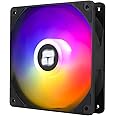 Thermalright TL-C12C-S CPU Fan 120mm ARGB Case Cooler Fan, 4pin PWM Silent Computer Fan with S-FDB Bearing Included, up to 1550RPM Cooling Fan