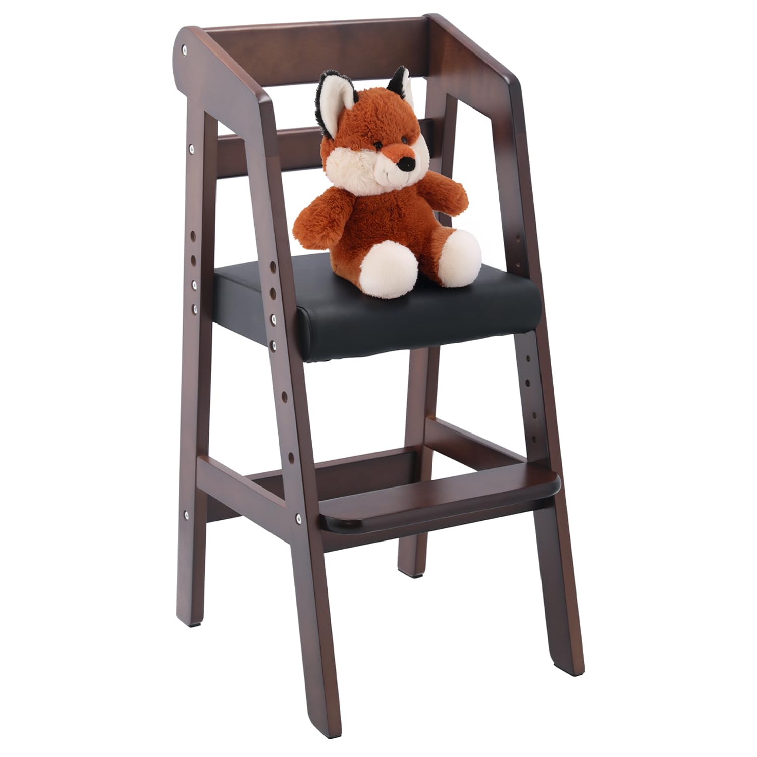不二貿易 木製ベビーチェア ダークブラウンの商品画像