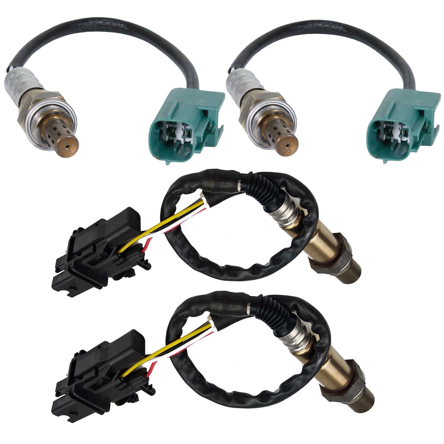 Photo 1 of EXPEDE 234-5060 234-5060 234-4301 234-4301 O2 Sensor Oxygen Sensor Compatible with Nissan 2004 2005 2006 2007 Altima Quest Maxima Murano V6 3.5L 2Pcs Upstream + 2Pcs Downstream