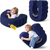 TED KANGAROO Smiling Critters Sensory Soft Squeeze Seat – Calming Compression Chair for Kids with Sensory Needs, Washable Cov