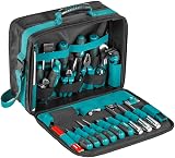 Makita E-15475 Technician Tool Laptop Bag 38 Pockets 20L Polyester Trolley Strap view 3