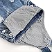Kidscool Baby and Little Boys/girls Ripped Holes Bib Jeans Overall Blue 12 - 18 Months