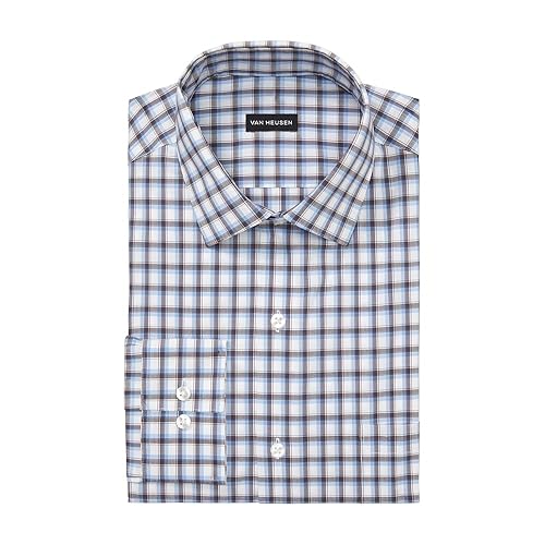 Van Heusen Men's Big Fit Dress Shirt Ultra Wrinkle Free Flex