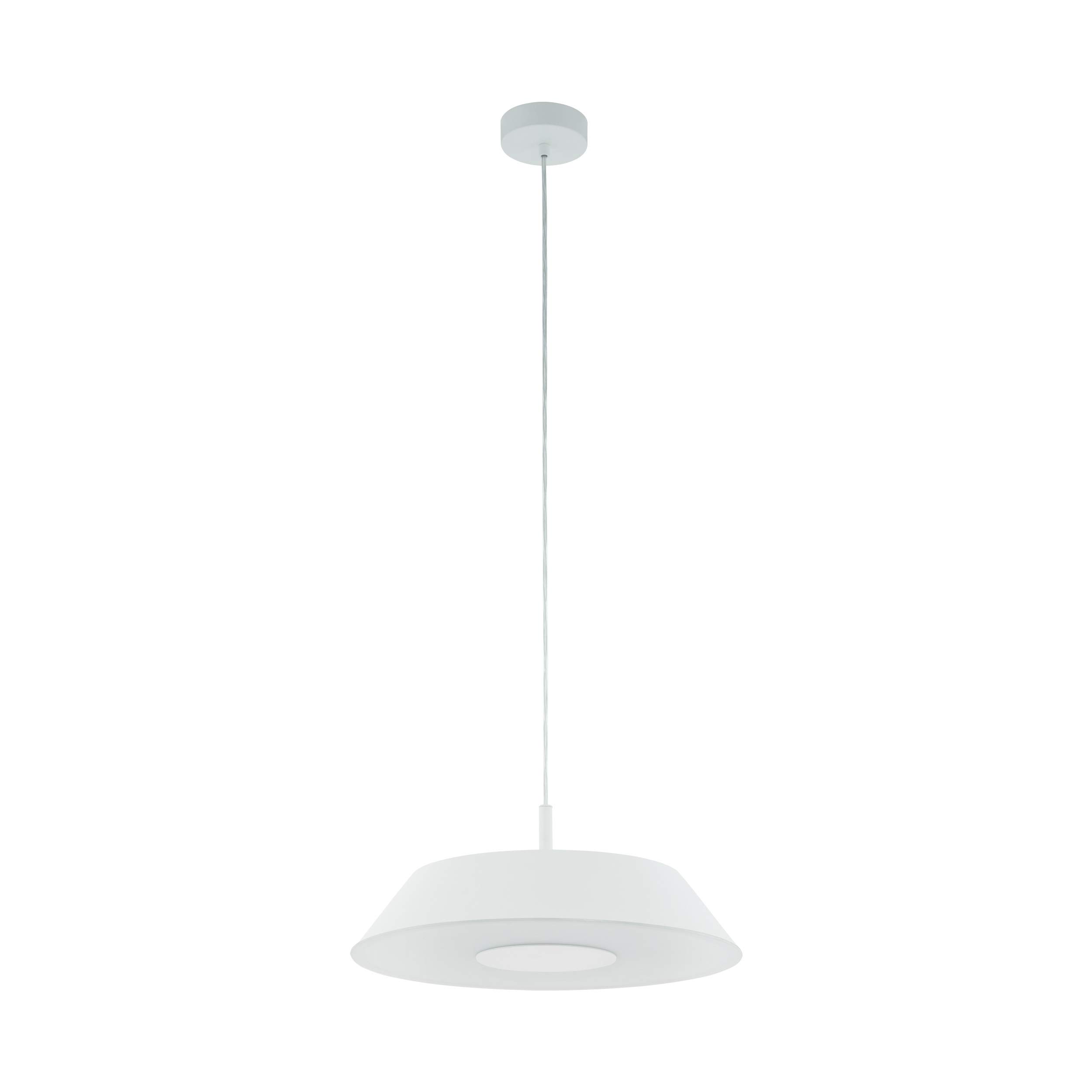 EGLO 96868 Carmazana Series Pendant Light Made of Steel in White