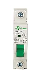 ZGLEDUN DC Miniature Circuit Breaker, 1 Pole 50