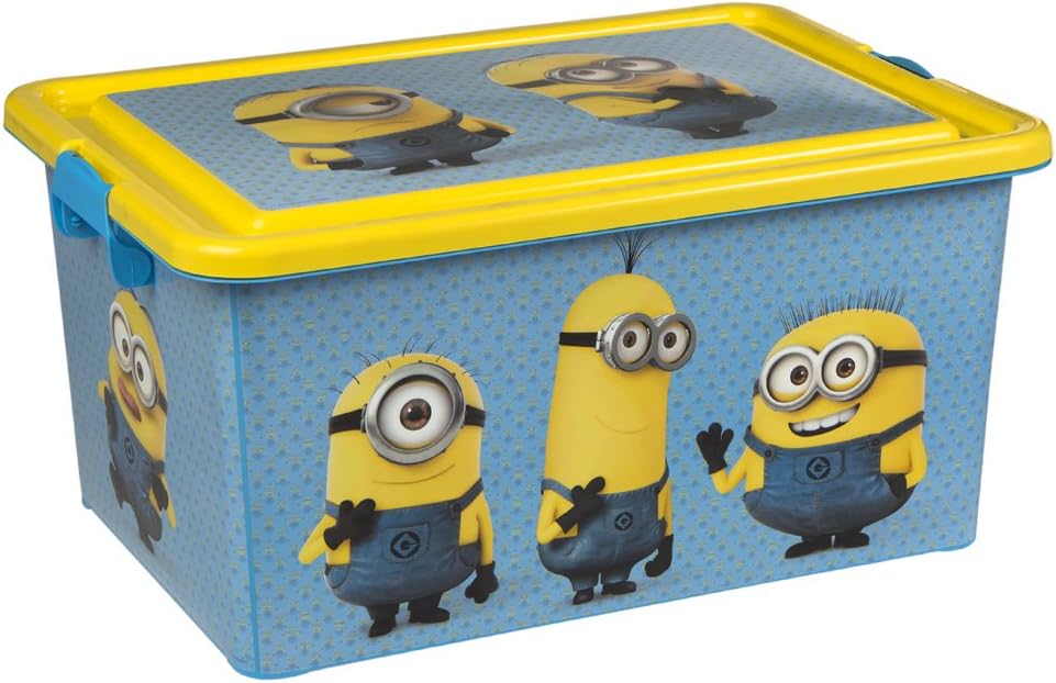 ColorBaby - Caja ordenación 23 litros, diseño minions (76611): Amazon.es: Juguetes y juegos