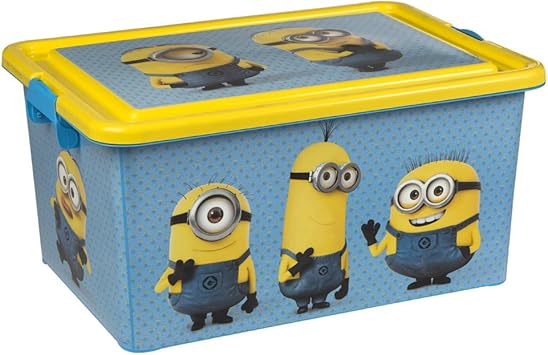 ColorBaby - Caja ordenación 23 litros, diseño minions (76611): Amazon.es: Juguetes y juegos