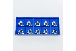 LAHDYFHOE GBJ 10pcs 16IR AG60 3/8" Aluminum Inserts Aluminum Cutter Threading Insert Carbide Inserts for Aluminum and Silicon Carbide Turning Inserts (16IR AG60 for aluminum)
