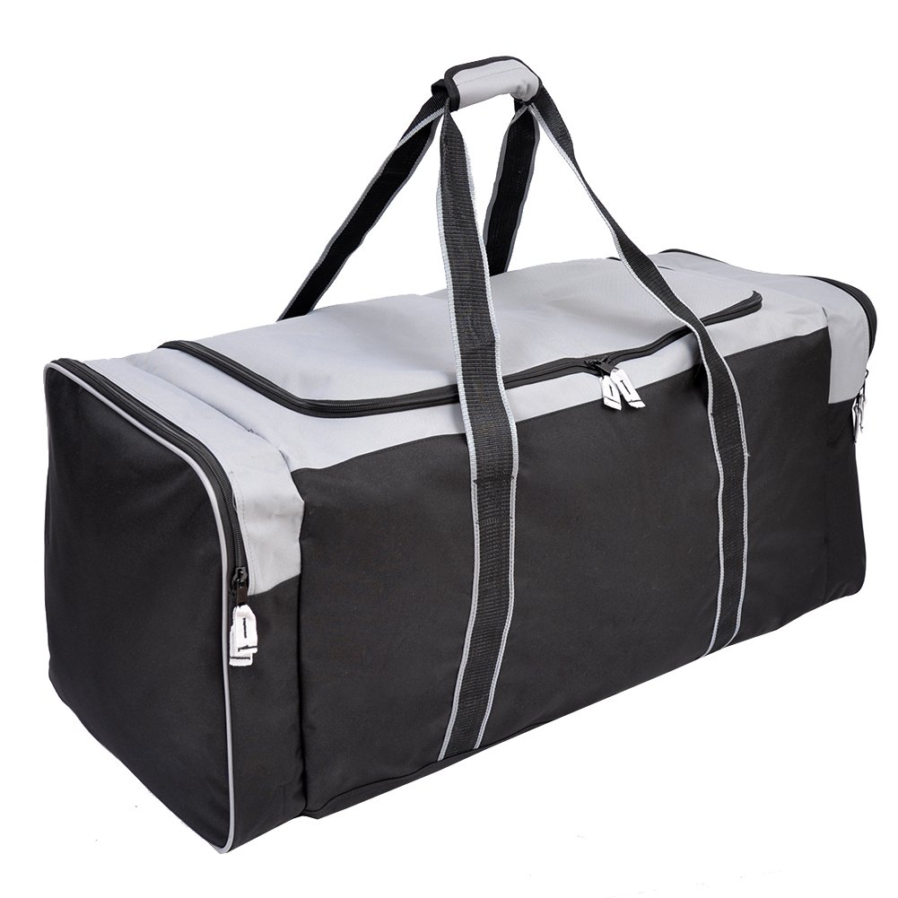 Jetstream 36 Inch 3Pocket Hockey Equipment Duffle Bag Grey Sports