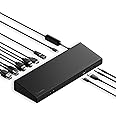 Belkin Triple Display DisplayLink Docking Station Hub with 3 HDMI Ports, 2 DisplayPorts for Triple 4K Display with 85W Power Delivery, Gigabit Ethernet, 3.5mm Mic/Speaker, 1 USB-C and 5 USB-A Ports