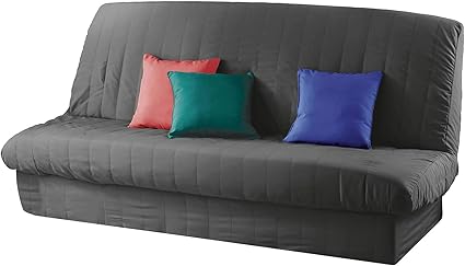 funda de sofa cama acolchada de 120 a 140 cm 185 a 200 cm esencial