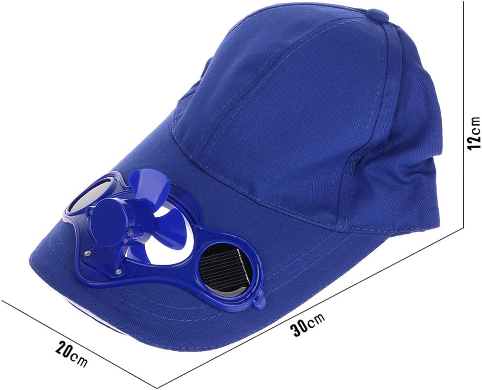 hat with built in fan