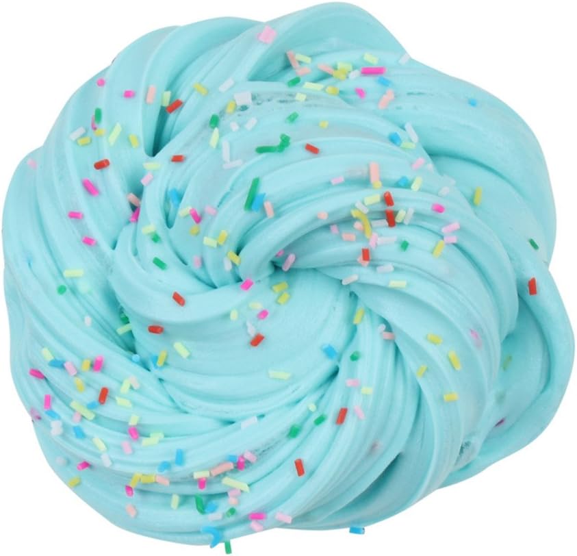 DIGOOD Fluffy Slime Sludge Toy Mixing Cloud Slime Stress Relief Toy Kids Adults Soft Stretchy Non-Sticky