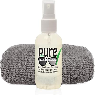 Ecopure Glasses and Lens Cleaner 60ml Eco Friendly Hypoallergenic