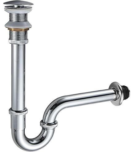 Amazon.com: TSIBOMU U-Shape Bottle Trap for Bathroom Sink, 1-1/4 P