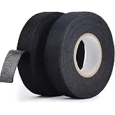 Wire Harness Tape - 3/4 Inch x 50 FT, 2 Rolls High Temp Electrical Tape, Strong Adhesion Noise Reduction Wiring Tape, Durable &amp; Easy to Use for Wrapping Wiring Harness, Insulation, Car Engine