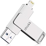iDiskk 128GB MFi Certified Photo Stick Mobile for iPhone Flash Drive for iPhone 13/13 pro/12/12 mini/12 pro max/11/11 pro/XR/