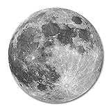 Special Earth Grey Customized Round Mouse Pad