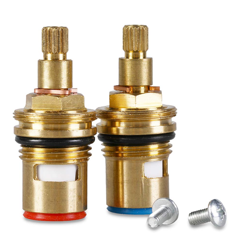 Replacement Brass Ceramic Disc Tap Valve Insert Gland Cartridge Quarter Turn by NANDEYIBI