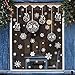OCATO 275 Pcs Christmas Window Clings Static Snowflakes Window Clings Decals Stickers Christmas Window Decorations Indoor Merry Christmas Winter Wonderland Decorations Ornaments Party Supplies