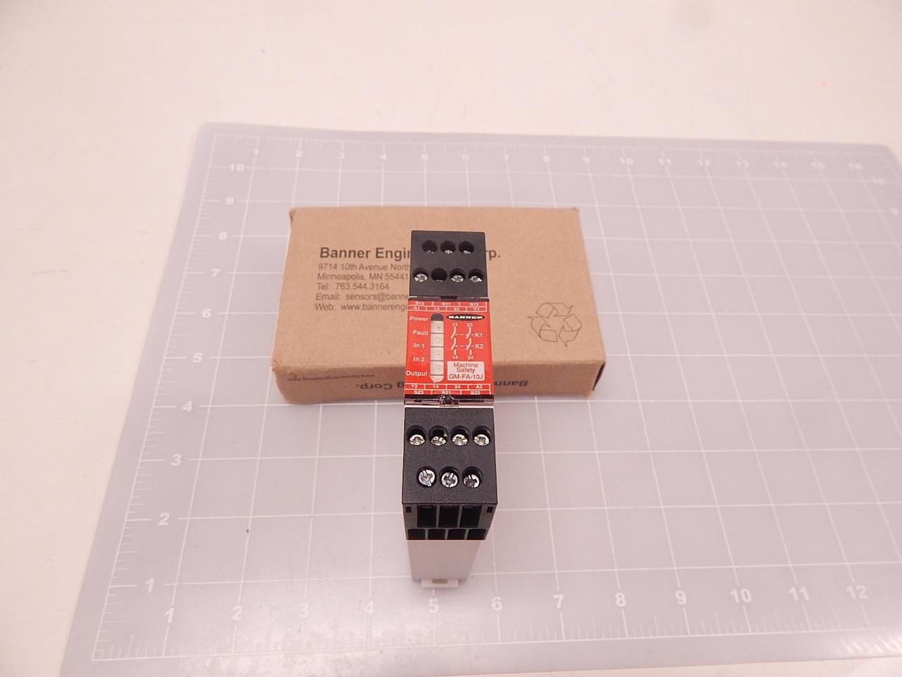 Banner Gm Fa 10j Gmfa10j 55579 Safety Relay Electronic Relays