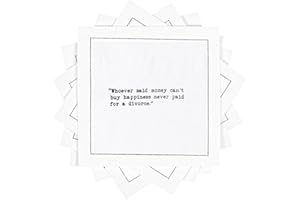 Five Star Napkins Divorce Quotes, White Cotton Cocktail Napkins, Beverage Napkins, Bar Napkins, Cloth Napkins, Party Napkins,