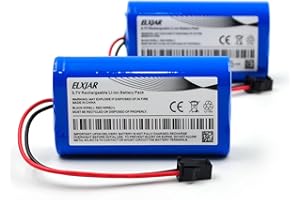 COONYARD (2-Pack) 3.7V 3600mAh ICR18650 Rechargeable Li-ion Battery Pack with SM-2P Connector, Compatible with RC Vehicles, Electronic Toys, LED Lighting Systems