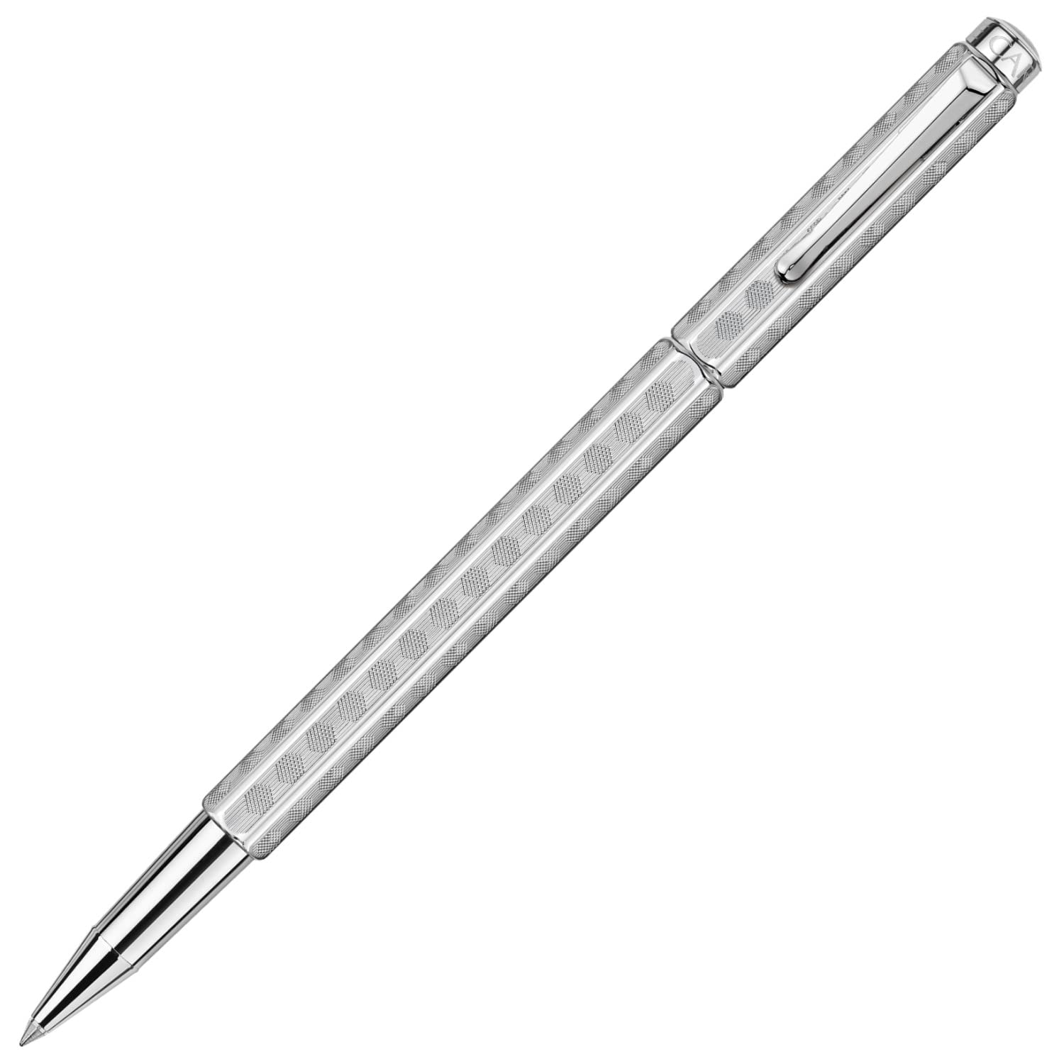 Caran d'Ache CD838.349 Ecridor Heritage Palladium Coated Roller Pen, Blue,Black