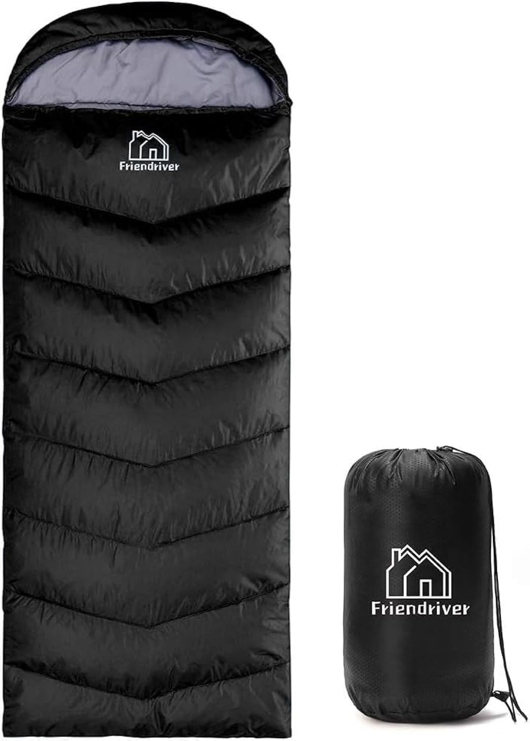 Photo 1 of Friendriver XL Size Upgraded Version of Camping Sleeping Bag 4 Seasons Warm and Cool, Lighter Weight, Adults and Children Can Use Waterproof Camping Bag, Travel and Outdoor Activities