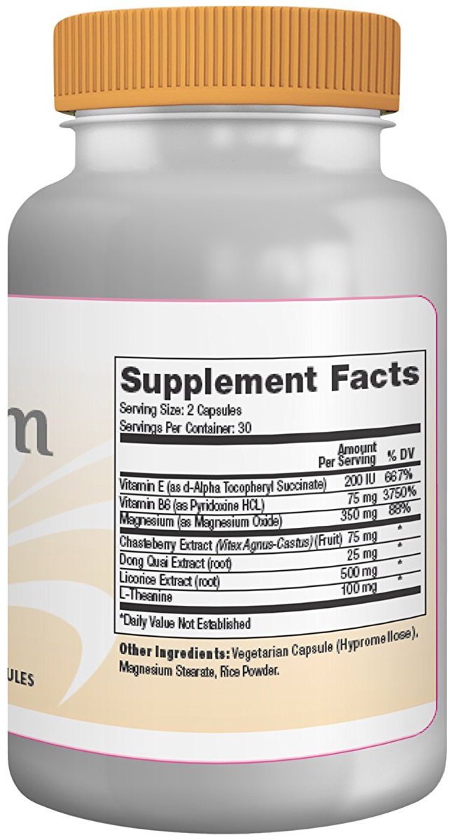 PMS Relief Supplement Helps Menstrual Cramps, Bloating, and Period