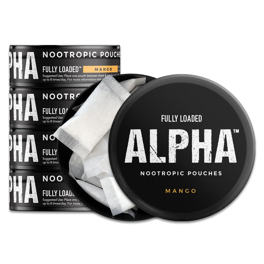 Fully Loaded Alpha Nootropic Pouches (Mango) - 5