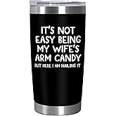 ARVEXO Valentines Day Gifts For Husband from Wife - 20 oz Stainless Steel Insulated Coffee Tumbler with Lid - Anniversary Wedding Birthday Gifts for Him Men Husband from Wife, Presents for Men