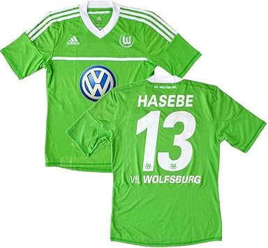 Amazon 12 13 ヴォルフスブルク ホーム半袖 ユニフォーム 13 Hasebe 長谷部誠 S Adidas アディダス ユニフォーム
