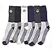 6 Pairs of Excellent Mens Merino Wool Thermal Socks,Size 10-15