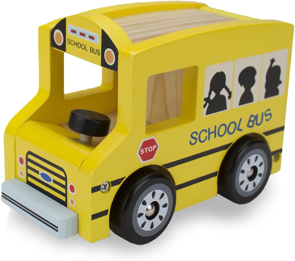 battat wooden activity school bus