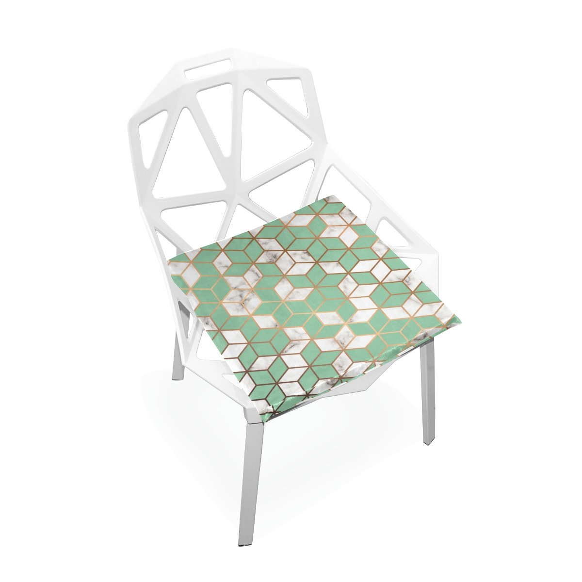 Amazoncom PLAO Chair Pads Marble Texture Soft Seat Cushions