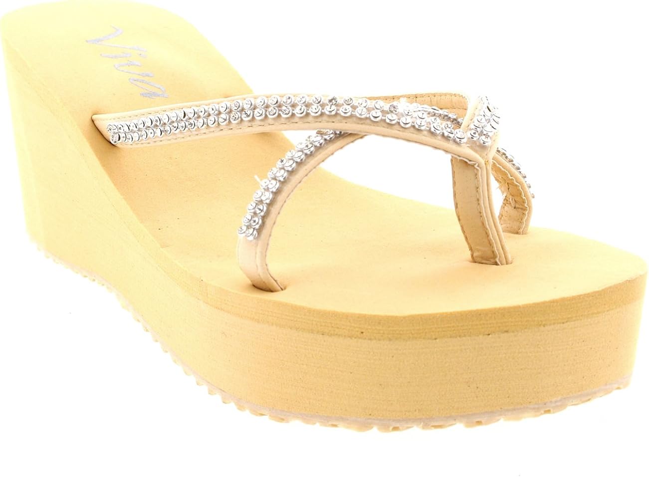 diamond platform sandals