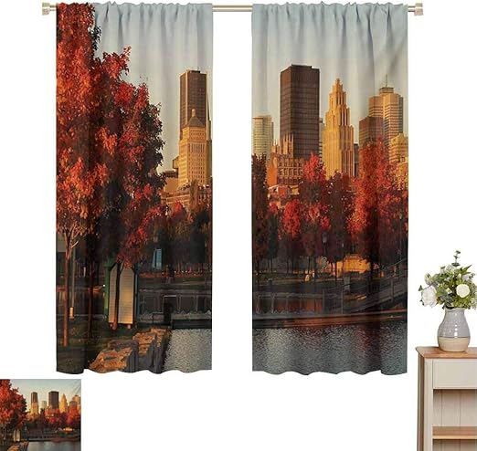 Amazon Com City Room Darkening Wide Curtains Old Port Of