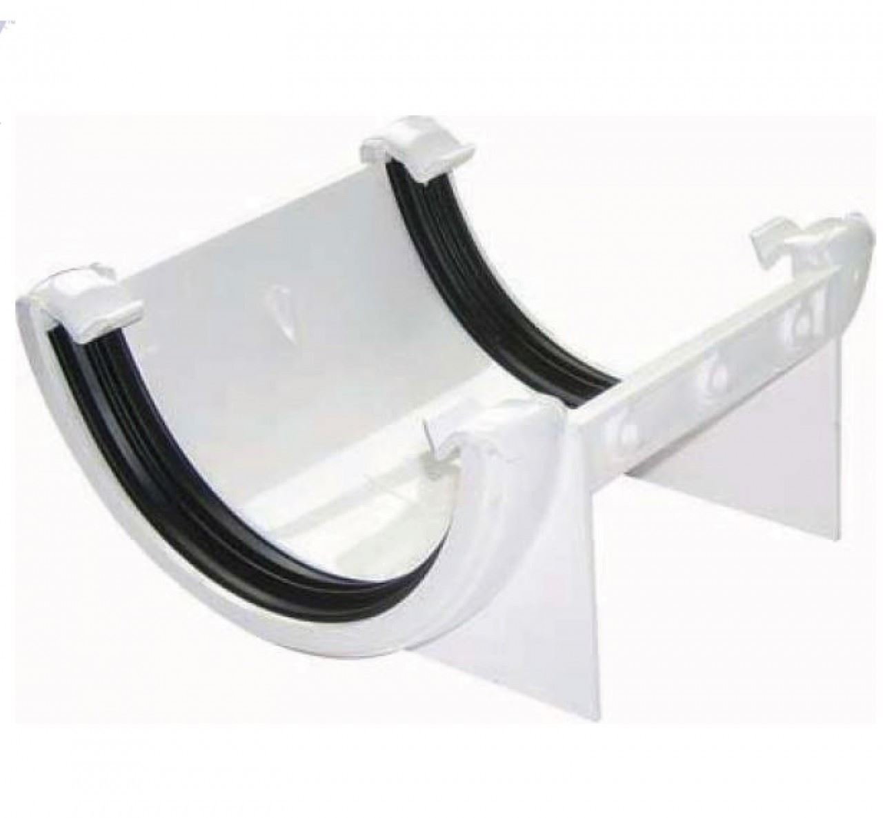 FloPlast White Half Round Gutter Union Bracket 112mm