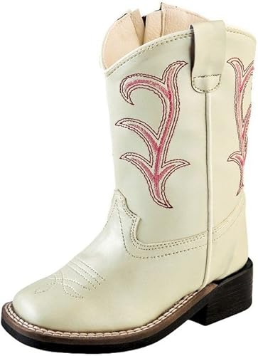 girls white western boots