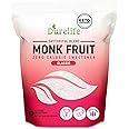 Durelife Monk Fruit Sweetener, Sugar Substitute, Keto Diet Friendly, Zero Calorie, White Sugar Substitute, Classic White - 1 lb (Packaging May Vary)