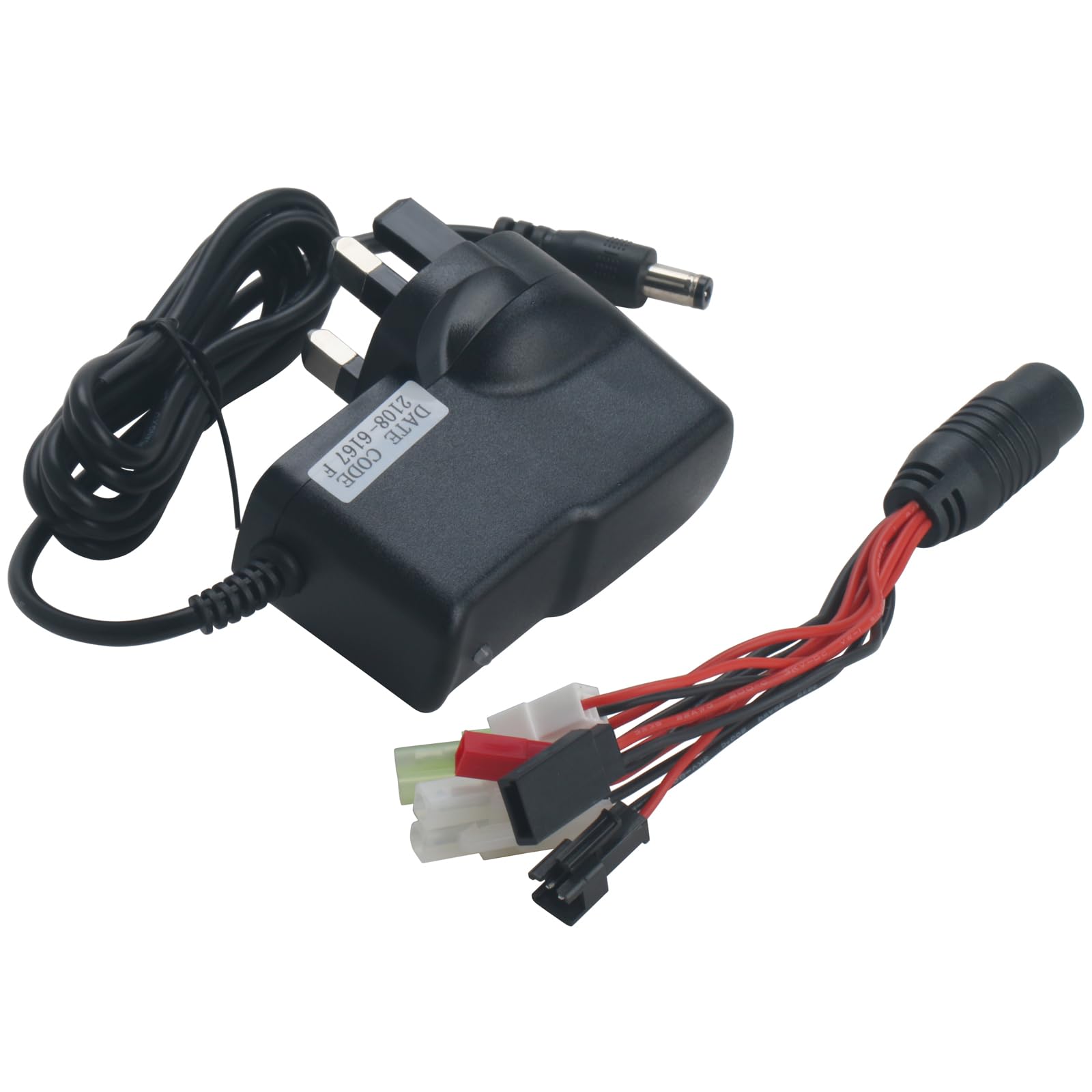 BODYA RC Car Airsoft Battery Charger Charging Cable for 2-10s 7.2V 8.4V 9.6V NIMH/NICD Battery Packs