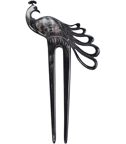 Amazon.com : Marycrafts Buffalo Horn Swallow Bird Hair Fork  display picture 2