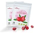 Ohh! Berry Miracle Berry [all 30 of them],Miracle Berries are 100% Natural & Freeze-Dried Friut Snacks to Turn Sour To Sweet and Reduce Sugar Use For Better Health Forever,No Preservatives