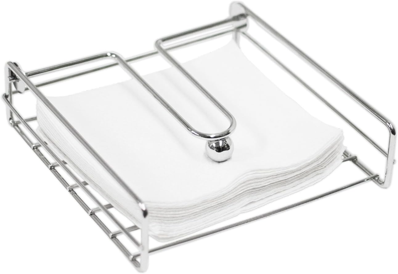 Oasis Collection Napkin Holder with Metal Weight Ball, NH029809, Chrome