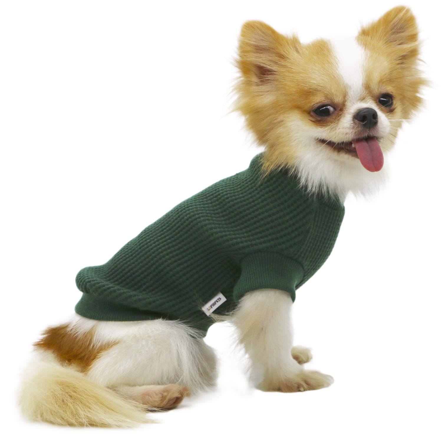 LOPHIPETS Dog Sweaters for Puppy Small Dogs Puppy Chihuahua Yorkie Clothes Cold Weather Coat-Atrovirens/M