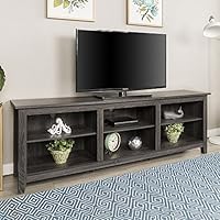 New 70 Inch Wide Television Stand in Charcoal Finish