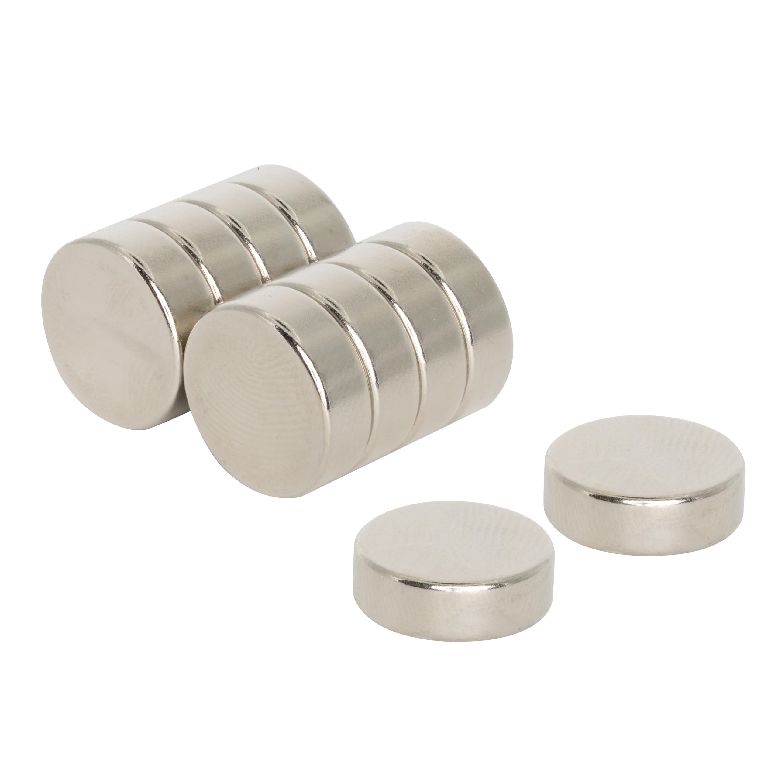 N42 Neodymium Magnet for Arts, Crafts, Model Making, DIY, Hobbies, Office and Home - 12mm dia x 4mm thick - 3kg Pull - Pack of 10