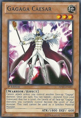 Yu-Gi-Oh! - Gagaga Caesar (ABYR-EN001) - Abyss Rising - Unlimited Edition - Rare