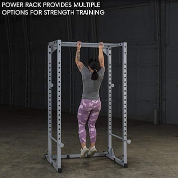Amazon Com Body Solid Powerline Ppr200x Adjustable Power Rack For Weightlifting And Strength Training Exercise Power Cages Sports Outdoors